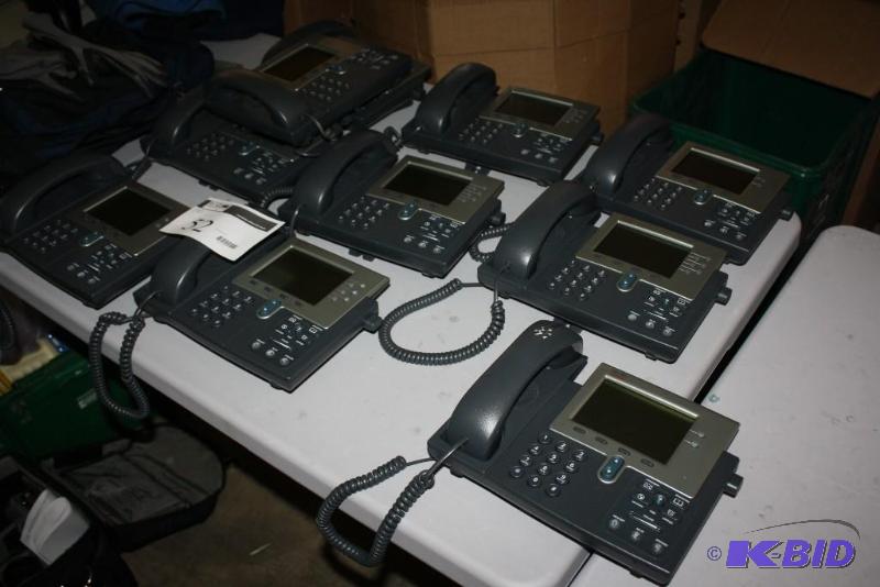 lot 52 image: Lot of (10) Cisco IP Phone 7941.