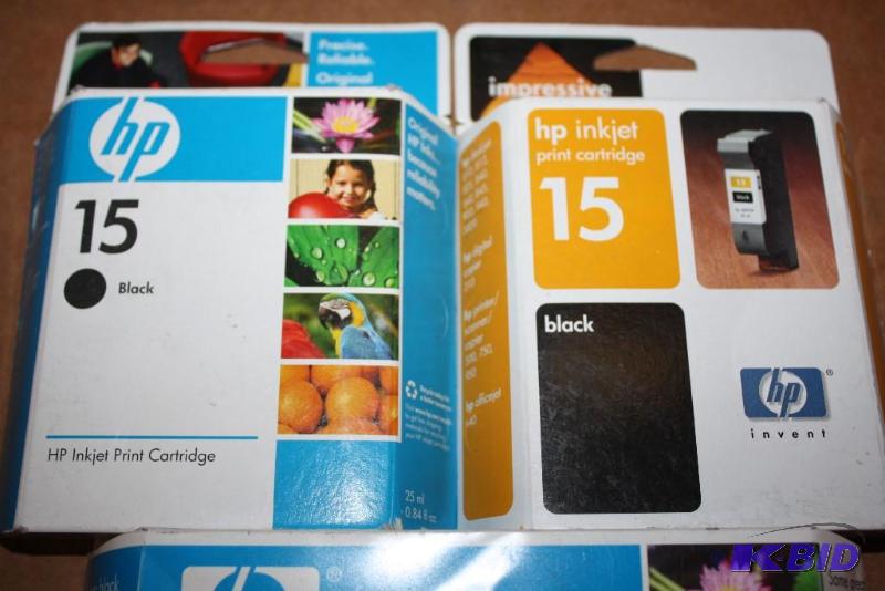 lot 74 image: Lot of (4) HP Inkjet Cartridges Type 15.