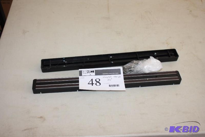 lot 48 image: Lot of (2) Magnetic Strips Mountable 18.5.