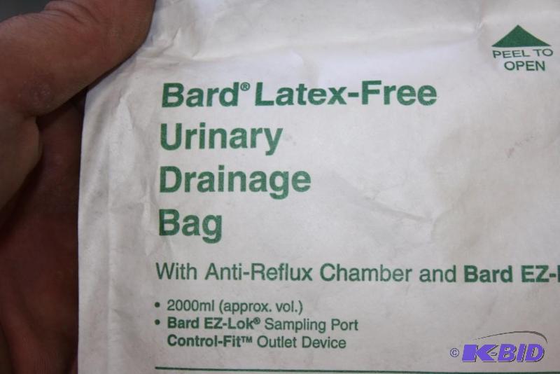 Box Lot of Medical Equipment Including Latex Free Urinary Drainage Bag Lancets And More.