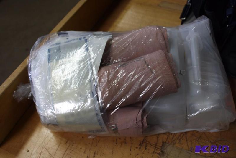 Bag Lot of Medical Supplies.