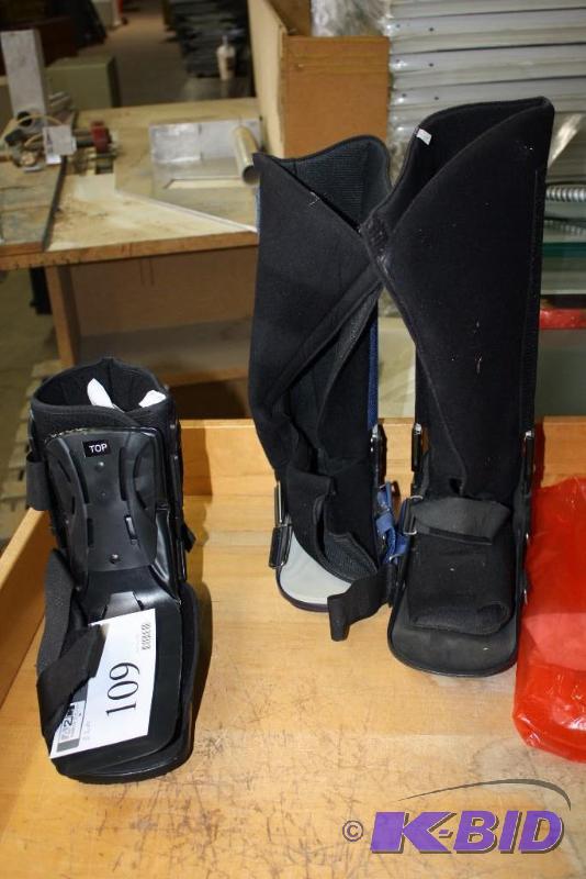 Lot of (3) Medical Boots wAnkle Stablization.