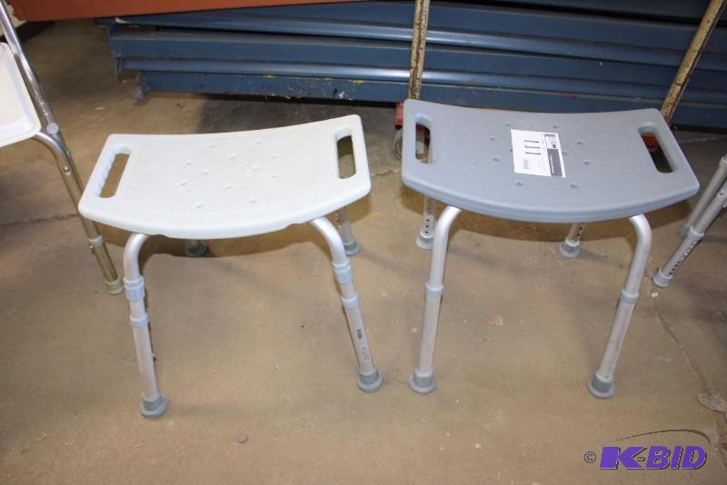 Lot of (2) Shower Chairs 20 x 19 x 18.