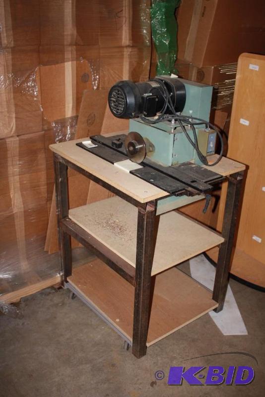 Laminate Slitter wMinarik Motor & Stand 115V, 60Hz, 5.7A, 41RPM 25 x 35 x 51.