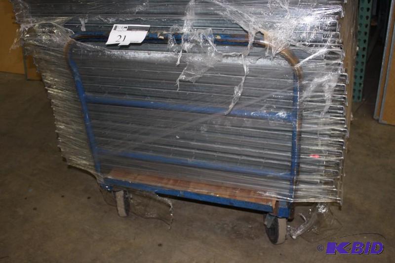 Utility Cart 58 x 30 Does Not Include Contents.