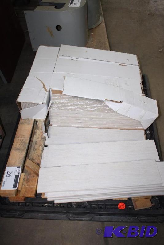 Box Lot of (5) Crystalwood Tile 6 x 24 6377 1 Degree Choice IRG0624034 16 Pieces.