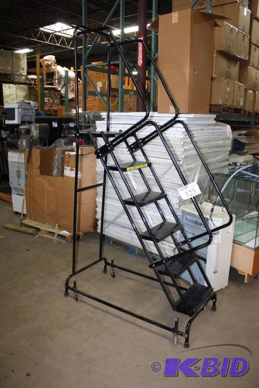 Ballymore 6-Step Ladder 450lbs. Capacity Black 25 x 51 x 94.