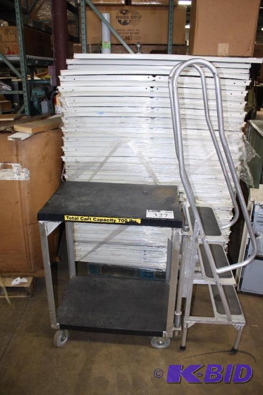3-Step Utility Cart 700lbs Capacity Steps 350lbs Capacity 20 x 46 x 66.