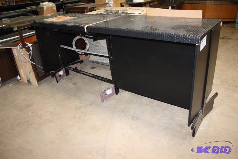 Automotive Check-Out Counters For Businessess Circle Design Top Black  99 x 30 x 23.