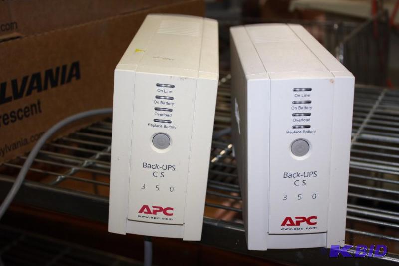 Lot of (2) APC Battery Backups CS 350.