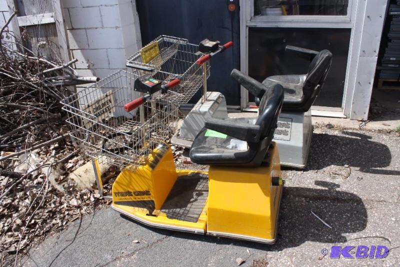 Lot of (2) Mart Carts Model 02002 Broken For Parts Only.