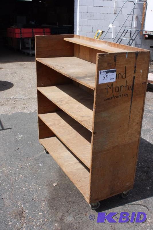 Office Moving Carts Wooden 48 x 18 x 53.5.
