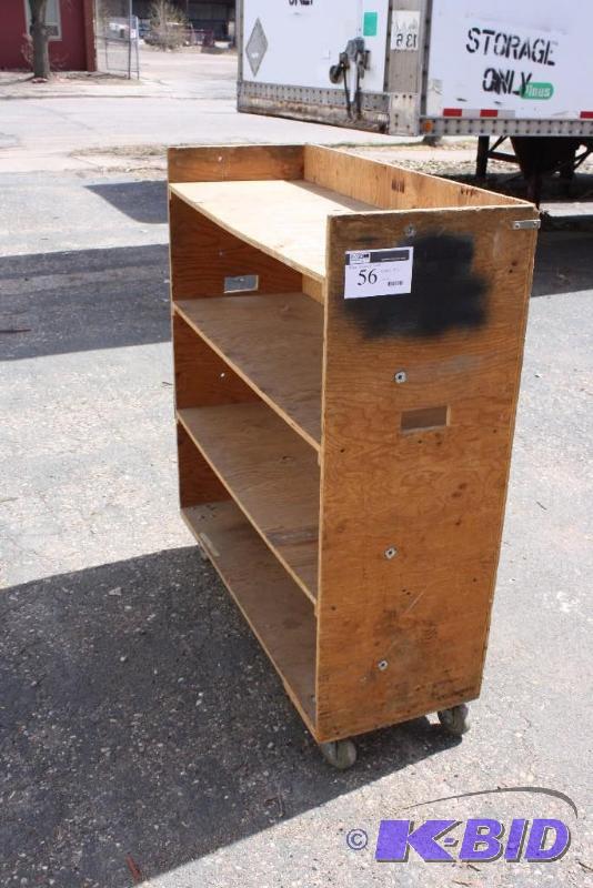 Office Moving Carts Wooden 48 x 18 x 53.5.