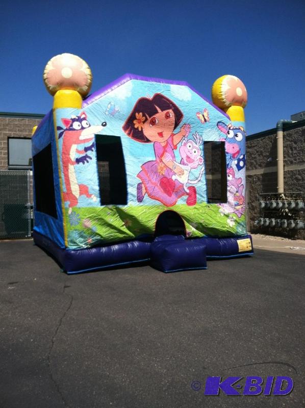 lot 2 image: DORA Inflatable Bounce House