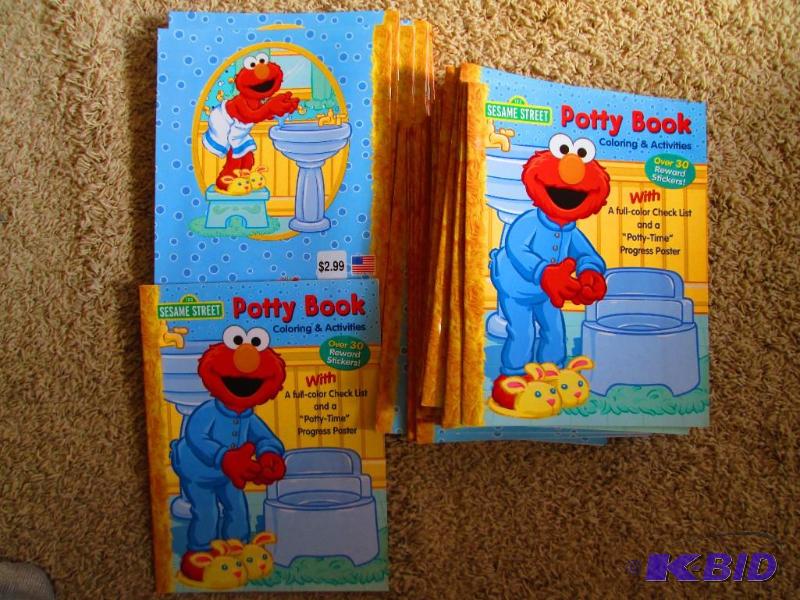 lot 199 image: Lot of approx. 27 Sesame Street coloring and ...
