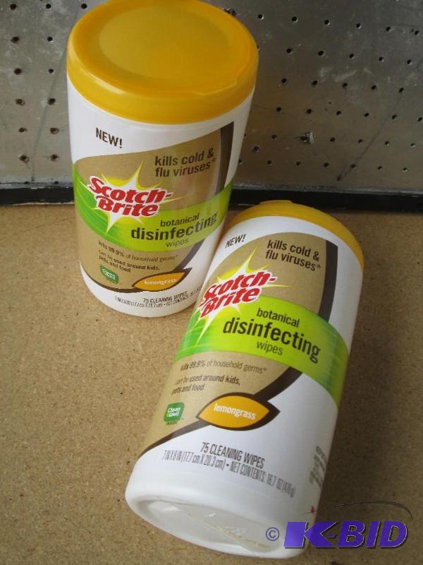 lot 23 image: 2 containers of 3M Scotchbrite lemongrass bot...