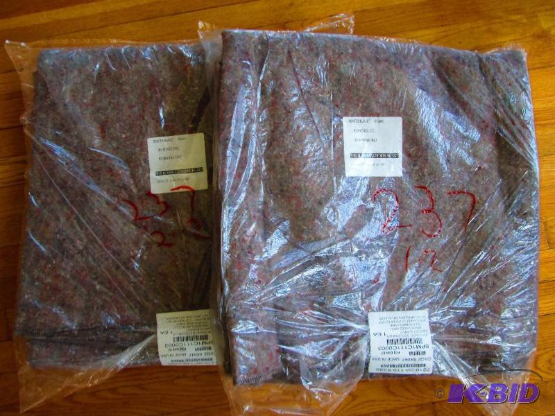 lot 237 image: Lot of 2 disaster or moving blankets  pads...