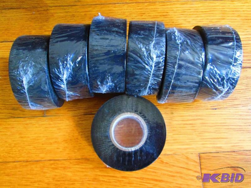 lot 240 image: 7 rolls of Scotch black electrical tape, 1.5 ...