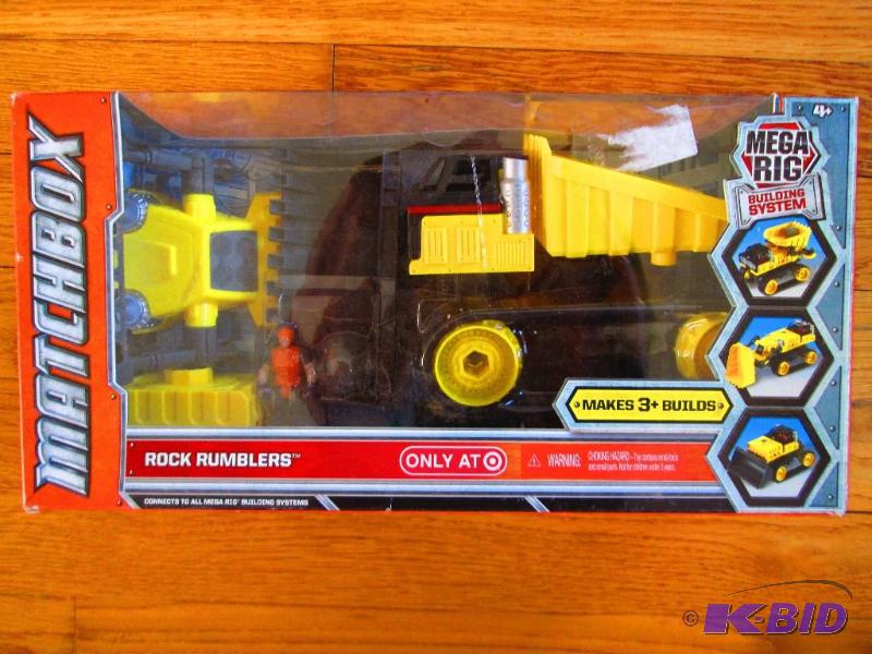 lot 248 image: Matchbox rock rumblers dump truck with figure...
