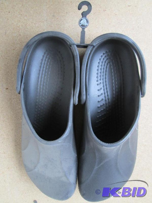 lot 30 image: Brand new pair of size 12 Crocs slip on shoes...