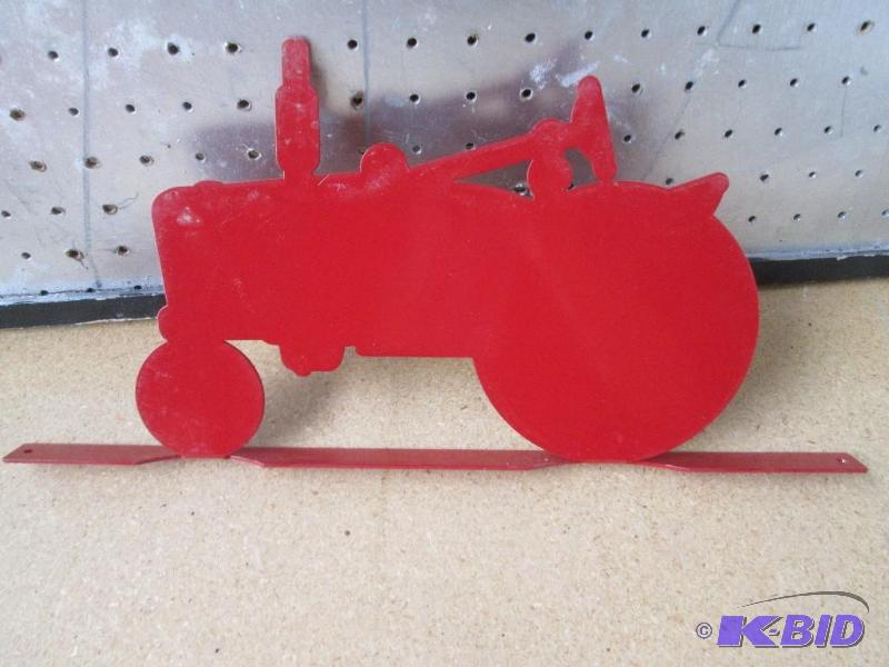 lot 37 image: New tractor cutout to top a mailbox or Tra...