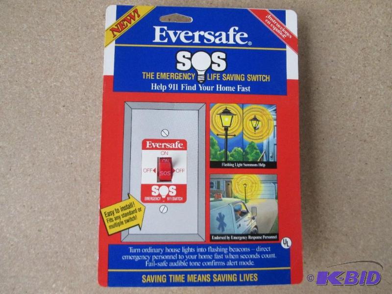 lot 40 image: Eversafe SOS light switch, fits any standars ...
