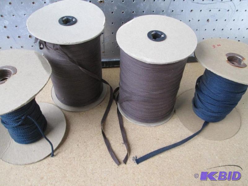 lot 51 image: 4 rolls of shoe string and cord...