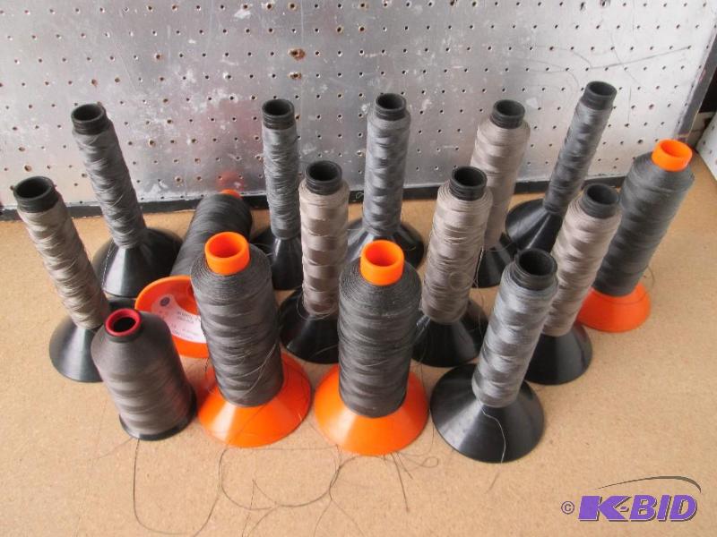 lot 52 image: Several partial spools of Neophil bonded nylo...