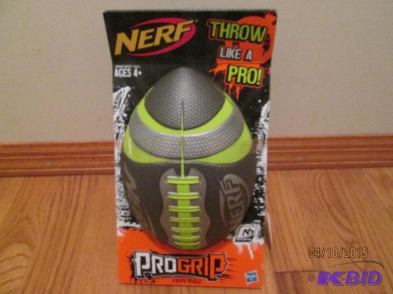 lot 60 image: Nerf Progrip football...