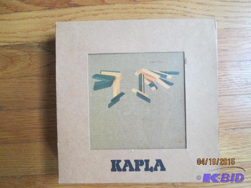 lot 77 image: Kapla game----how many unique figures can you...