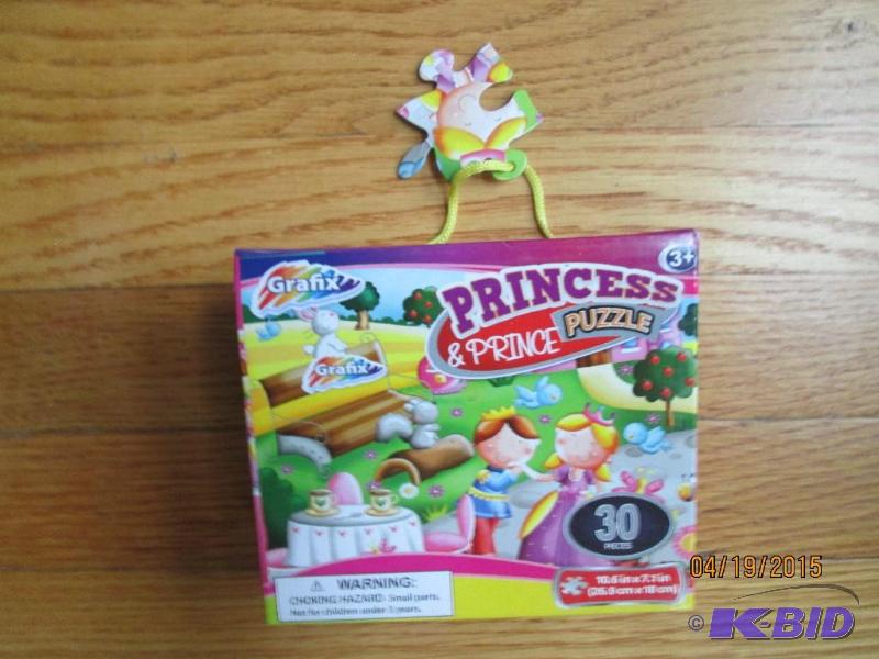 lot 79 image: Princess and Prince 30 pc puzzle...