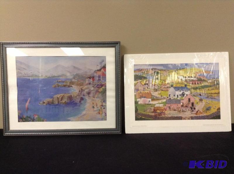 Framed McCoury & Signed Pettes Print