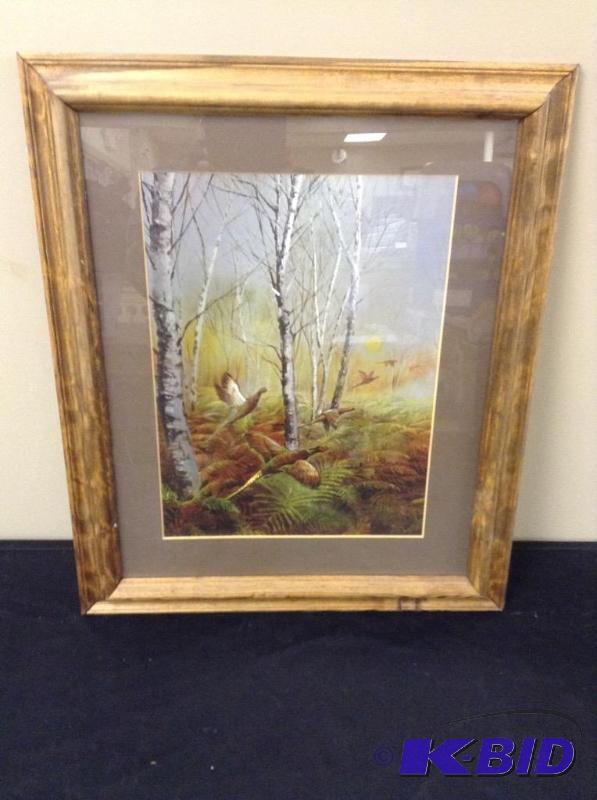 Framed Pheasant Print