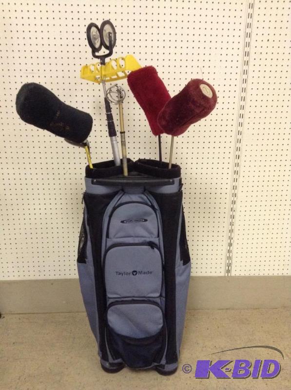 lot 11 image: Golf Clubs, Accessories & Bag