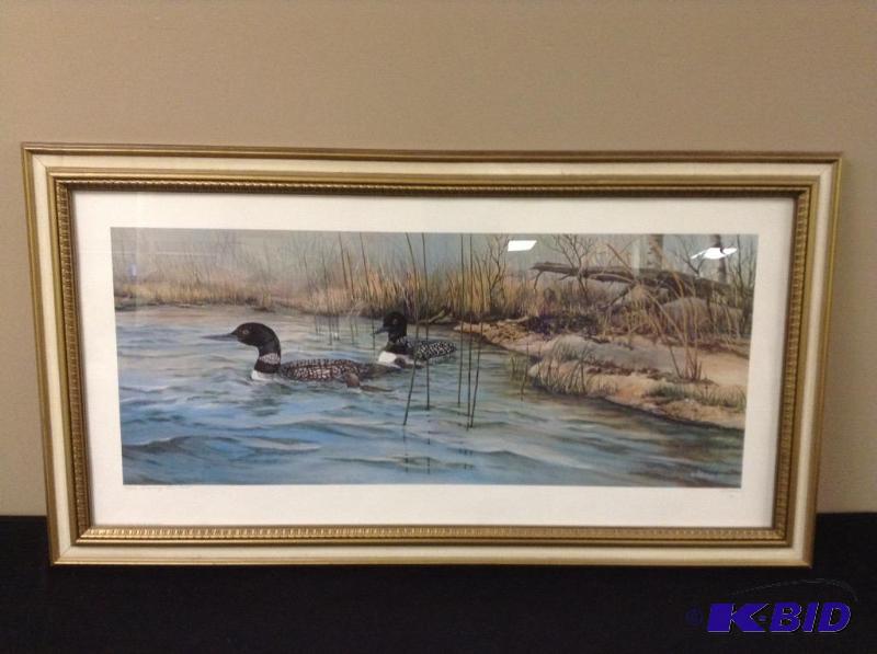 Framed Haines Leaving the Nest - Signed & Numbered