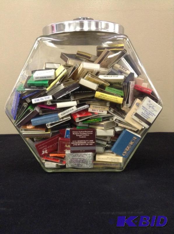 lot 31 image: Container of Matchbooks