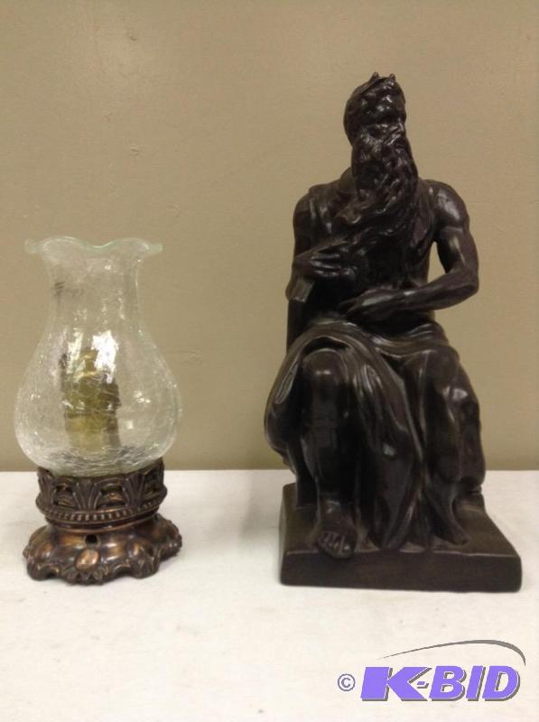 Neptune Figurine & Candle Holder