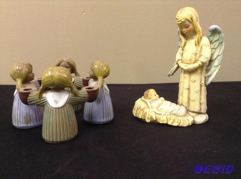 Gobel Ronson Angel & Gobel Candle Holder