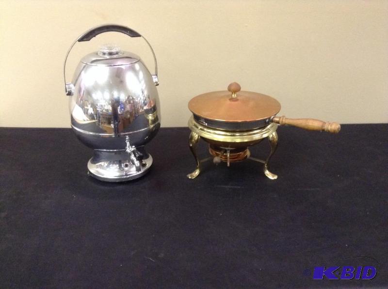 Vintage Coffee Pot & Chafing Dish