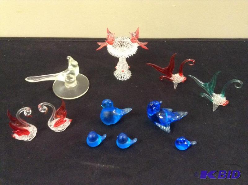 Assortment of Glass Animals