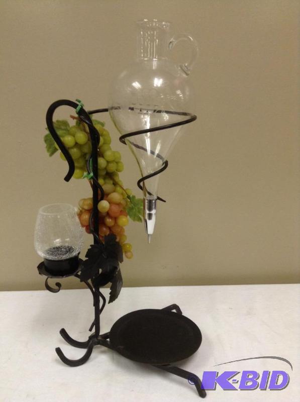 Wine Carafe & Candle Holder