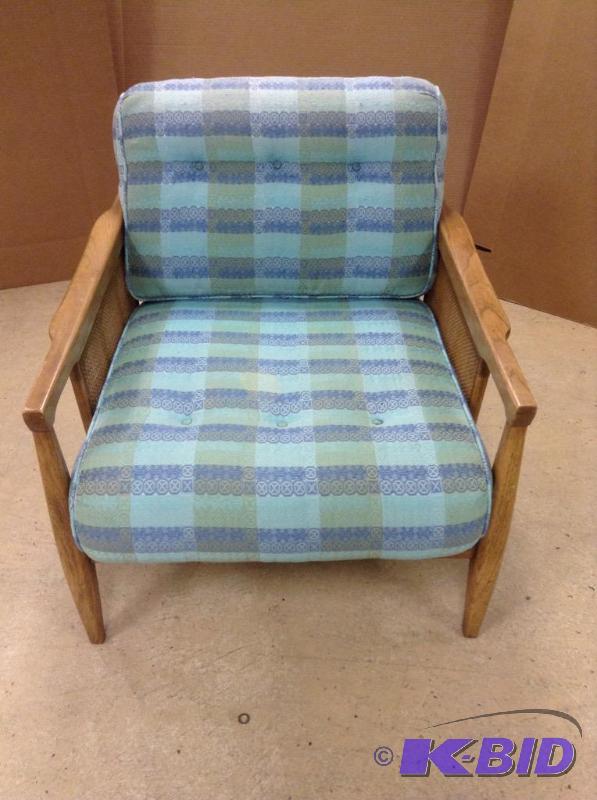 Vintage Wood Lounge Chair