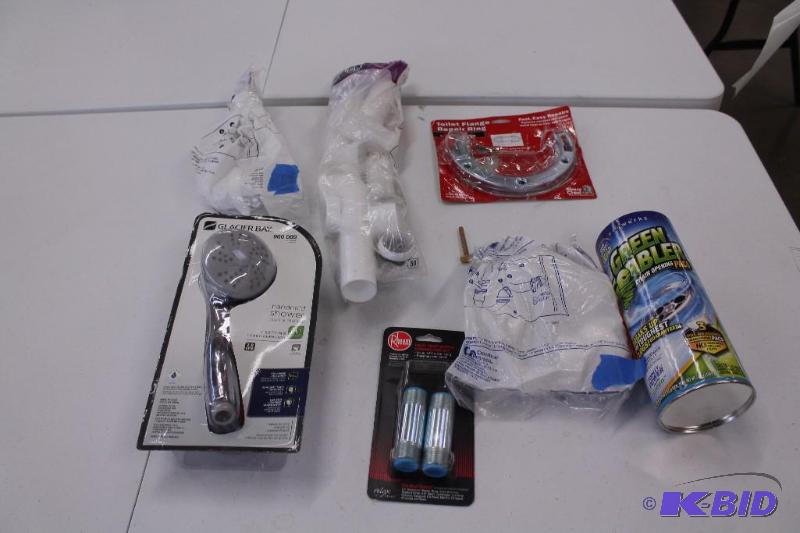 6 Item lot, misc. plumbing