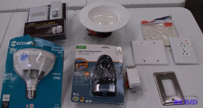 9 item lot  misc. electric lot