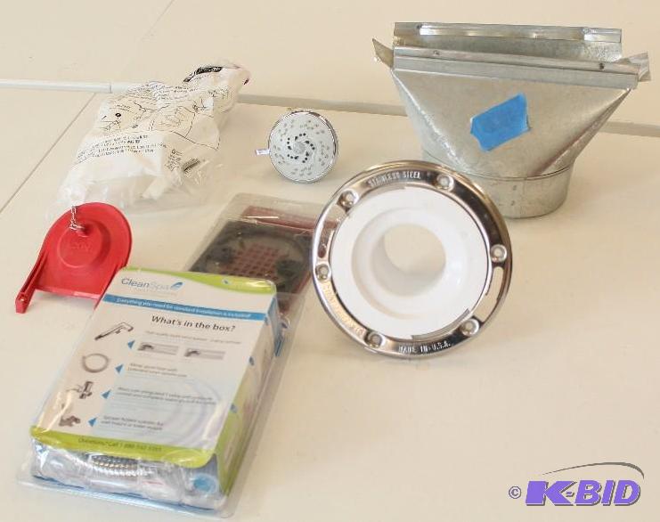 7 item lot  Misc electrical and plumbing