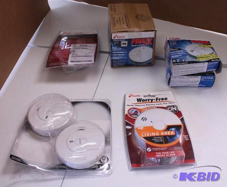 6 Item Lot Smoke detector kit