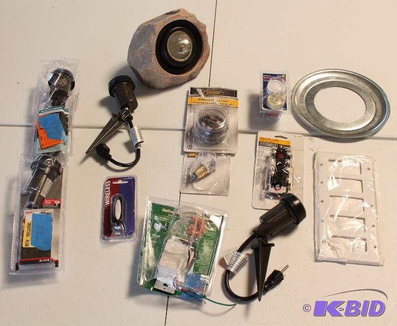 13 item Lot  Misc. Electrical