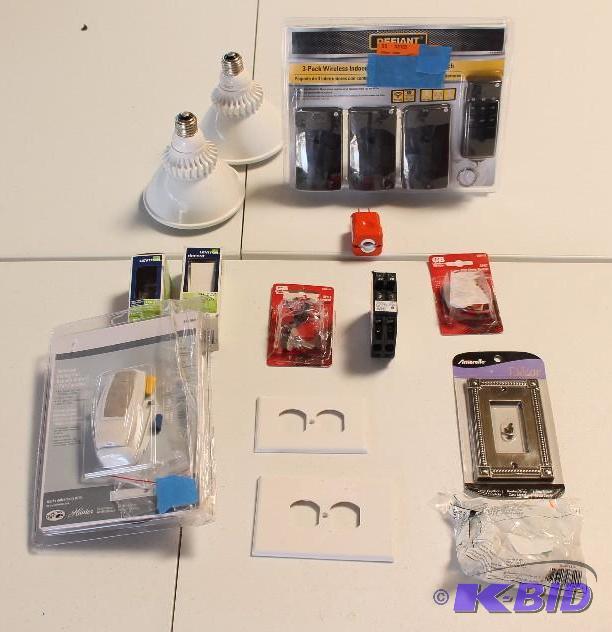 14 item lot Misc Electrical