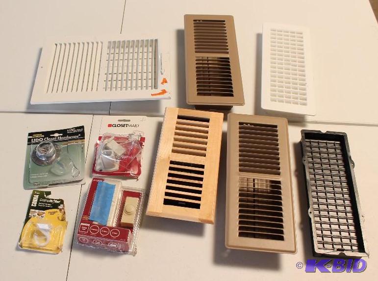 10 item lot of vent covers and doorbell kit