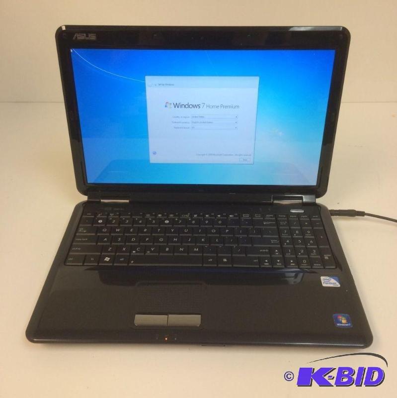 lot 1 image: Asus K50I Personal Laptop     Operating Syst...